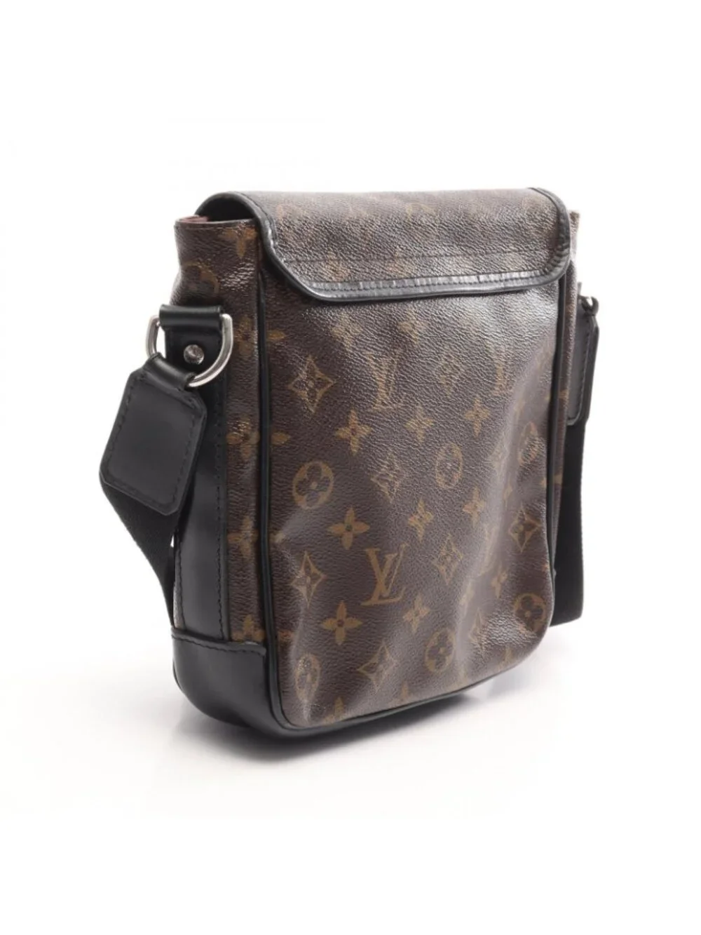 Louis Vuitton Shoulder Bag Bus PM Monogram Macassar Leather